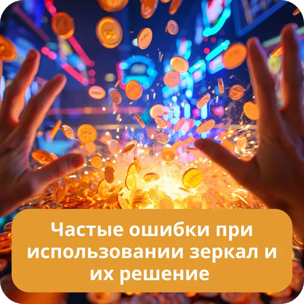 Частые ошибки при использовании зеркал и их решение